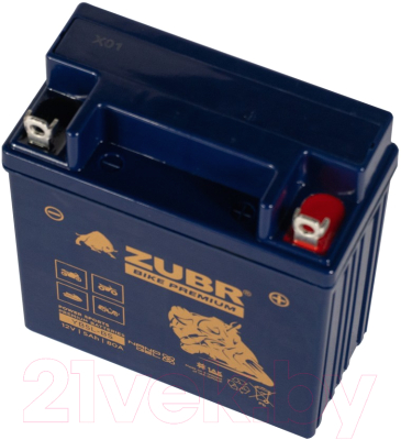 Мотоаккумулятор Zubr Bike Premium R+ / YB5L-BS