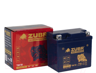 Мотоаккумулятор Zubr Bike Premium R+ / YTX5L-BS