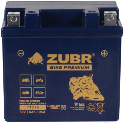 Мотоаккумулятор Zubr Bike Premium R+ / YTZ7S