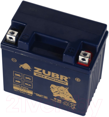 Мотоаккумулятор Zubr Bike Premium R+ / YTZ7S