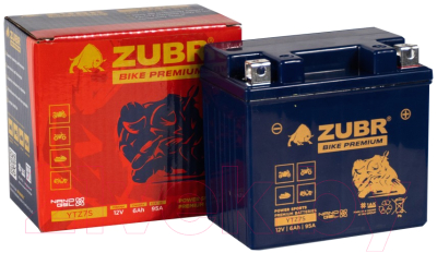 Мотоаккумулятор Zubr Bike Premium R+ / YTZ7S