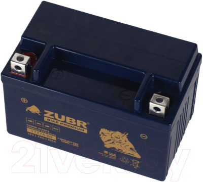 Мотоаккумулятор Zubr Bike Premium L+ / YTX7A-BS 
