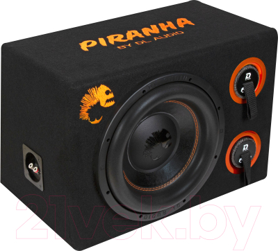 Корпусной пассивный сабвуфер DL Audio Piranha 12 V2 Double Port - фото