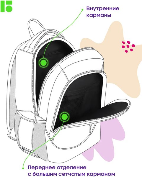 Школьный рюкзак Berlingo U4. City style / RU-U4-1065