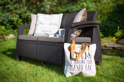 Диван садовый Keter Corfu II Love Seat / 258946