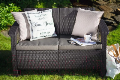 Диван садовый Keter Corfu II Love Seat / 258946