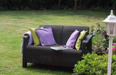 Диван садовый Keter Corfu II Love Seat / 258946