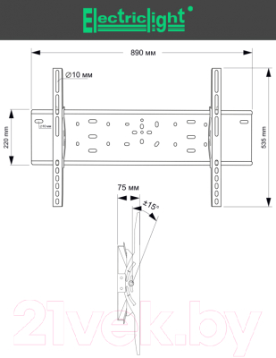 Кронштейн для телевизора Electric Light КБ-01-100
