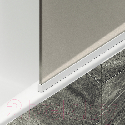 Стеклянная шторка для ванны MaybahGlass MGV-125-1у