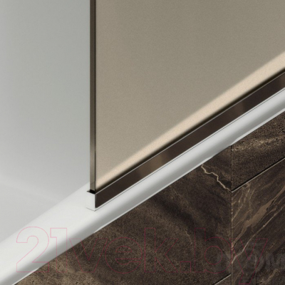 Стеклянная шторка для ванны MaybahGlass MGV-136-4у