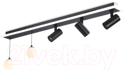 Люстра Ambrella Comfort FL66202/1+5 BK - фото