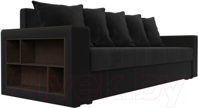 Диван Лига Диванов Дубай Лайт полки слева / 114379