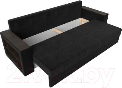 Диван Лига Диванов Дубай Лайт полки слева / 114379