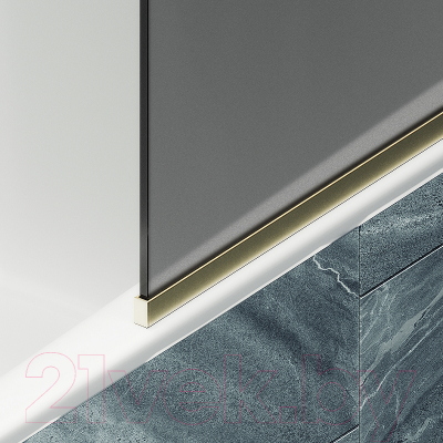 Стеклянная шторка для ванны MaybahGlass MGV-129-3у