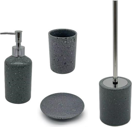 Ершик для унитаза Primanova Gray DR-81215