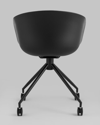 Кресло офисное Stool Group Libra / SL-7040ZB (рогожка черный/черный)