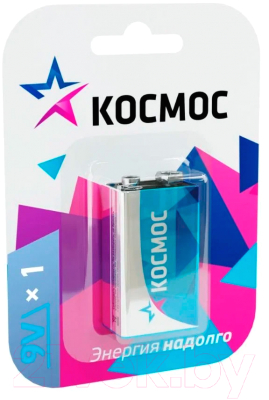 Батарейка Космос 6LR61 1B / KOC6LR61MAX1BL - фото