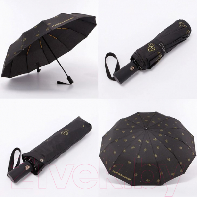 Зонт складной Francesco Molinary 734-24301-FM-BLK