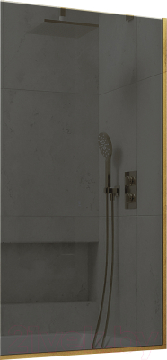 Стеклянная шторка для ванны MaybahGlass MGV-252-3у - фото