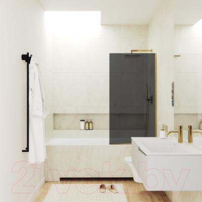 Стеклянная шторка для ванны MaybahGlass MGV-252-3у