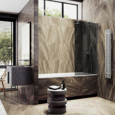 Стеклянная шторка для ванны MaybahGlass MGV-252-5ш