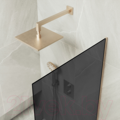 Стеклянная шторка для ванны MaybahGlass MGV-252-2у