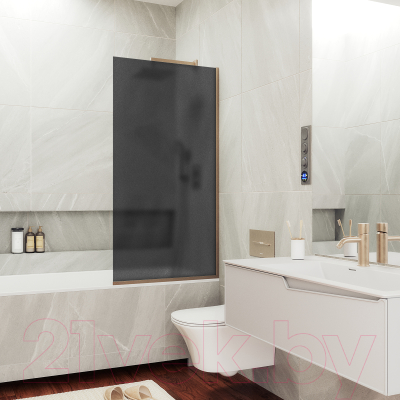 Стеклянная шторка для ванны MaybahGlass MGV-251-2у