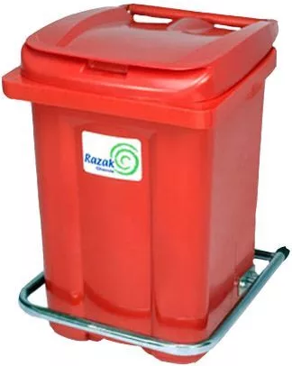 Контейнер для мусора Эдванс 60л с крышкой - фото