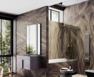 Стеклянная шторка для ванны MaybahGlass MGV-66-4у