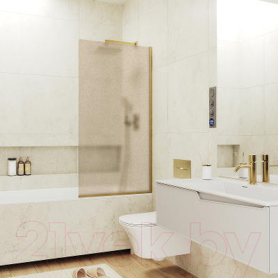 Стеклянная шторка для ванны MaybahGlass MGV-72-3у