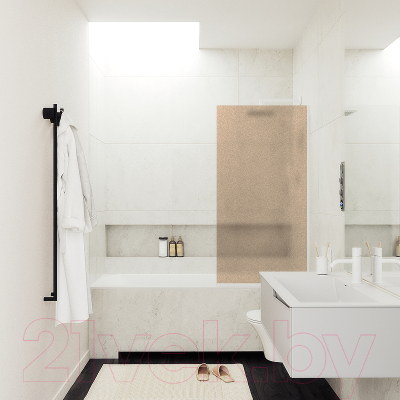 Стеклянная шторка для ванны MaybahGlass MGV-73-1у