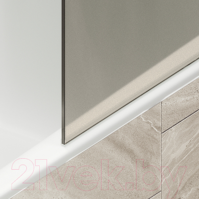 Стеклянная шторка для ванны MaybahGlass MGV-249-2ш