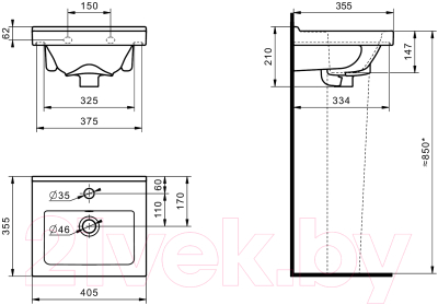Умывальник Santeri Визит 40 / 131177S0011B0