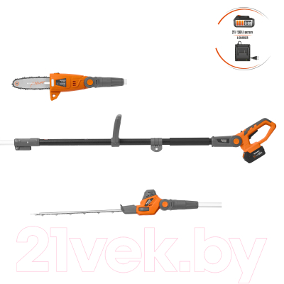 Кусторез аккумуляторный Daewoo Power DAPH 2221Li SET