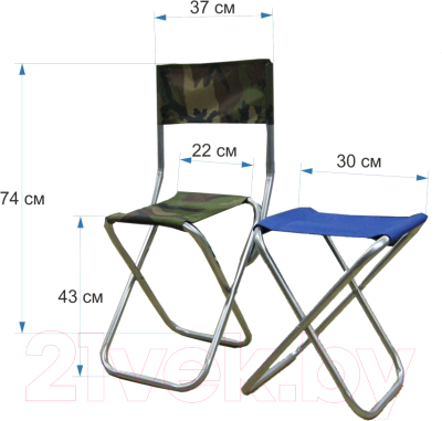 Табурет складной Митек 00-00001327 
