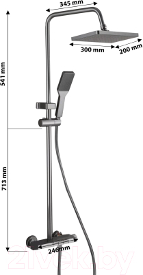 Душевая система Ekko E2508-5