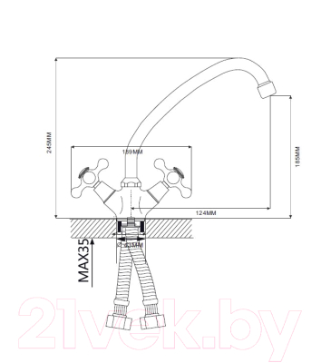 Смеситель Ekko by Maxonor EM4519