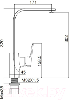 Смеситель Ekko by Maxonor EM4092