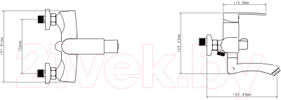 Смеситель Ekko E32151-8