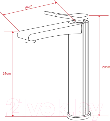 Смеситель Ekko E1107-21