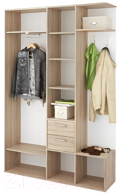 Секция в прихожую Stolline Диана / СТЛ.279.11 (дуб сонома/белый)