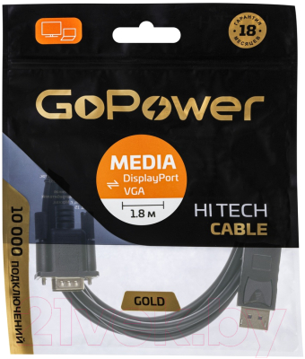 Кабель GoPower 00-00027497