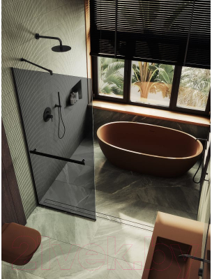 Душевая стенка MaybahGlass 195x89 / MGD-735-6у