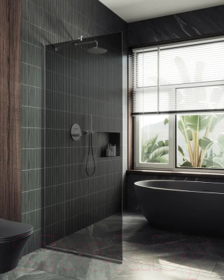 Душевая стенка MaybahGlass 195x69 / MGD-705-5у