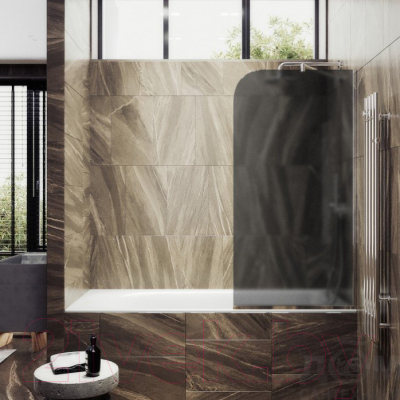 Стеклянная шторка для ванны MaybahGlass MGV-145-4у