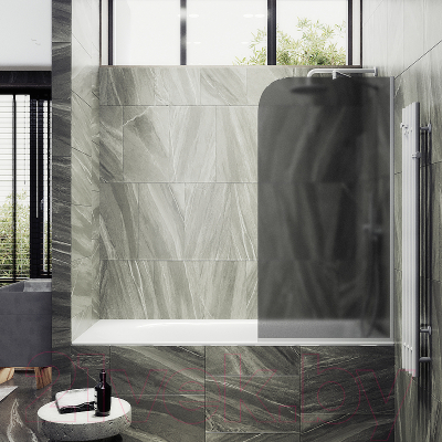 Стеклянная шторка для ванны MaybahGlass MGV-141-1у