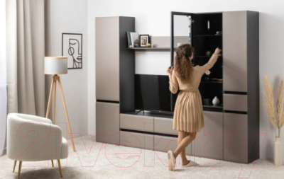 Шкаф-пенал с витриной Mobi Сидней 13.201