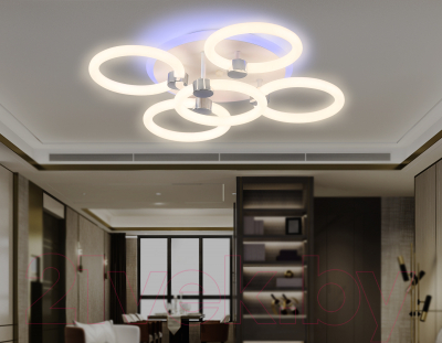 Люстра Ambrella Acrylica FA3841/4+1 WH