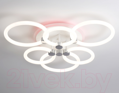 Люстра Ambrella Acrylica FA3844/3+3 WH (белый)