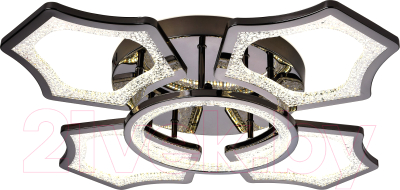 Люстра Ambrella Acrylica FA576/4+1 DCH (черный хром) - фото